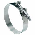 Ideal Tridon -TRIDON T-Bolt Hose Clamp, Clamping Range: 2-1/4 to 3-3/8 in, Stainless Steel 300100225553